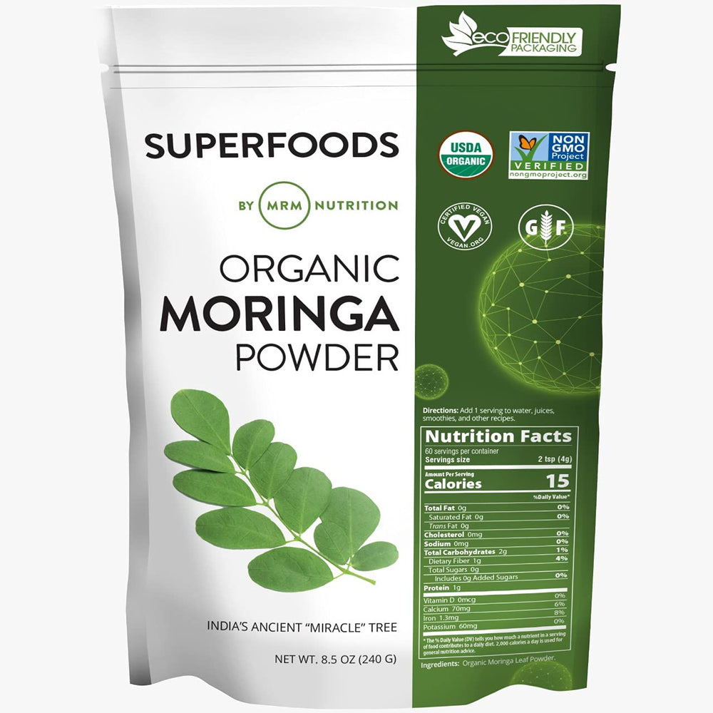 MRM Nutrition Moringa Powder front label