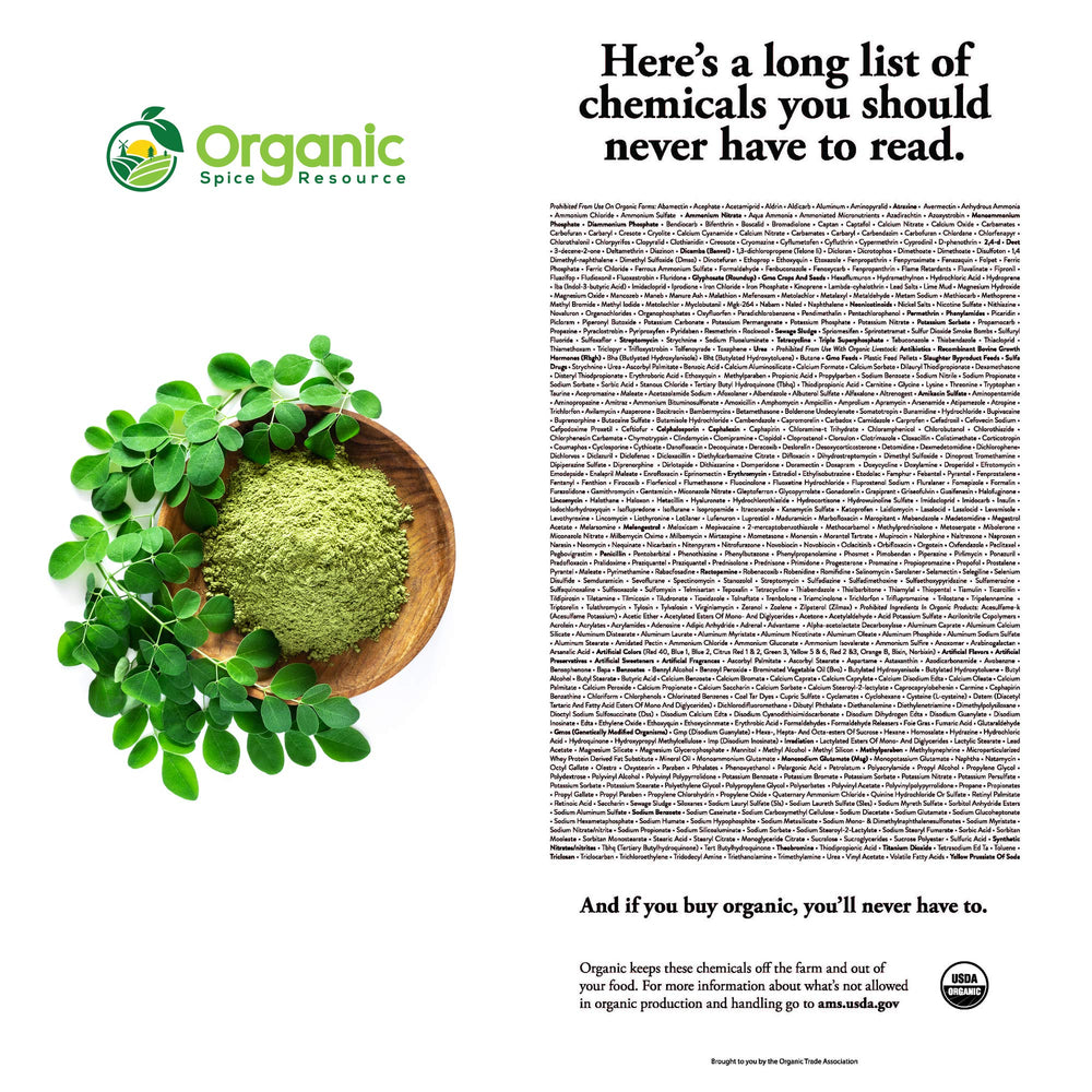 Non-GMO Kosher and Halal indicators on packaging
