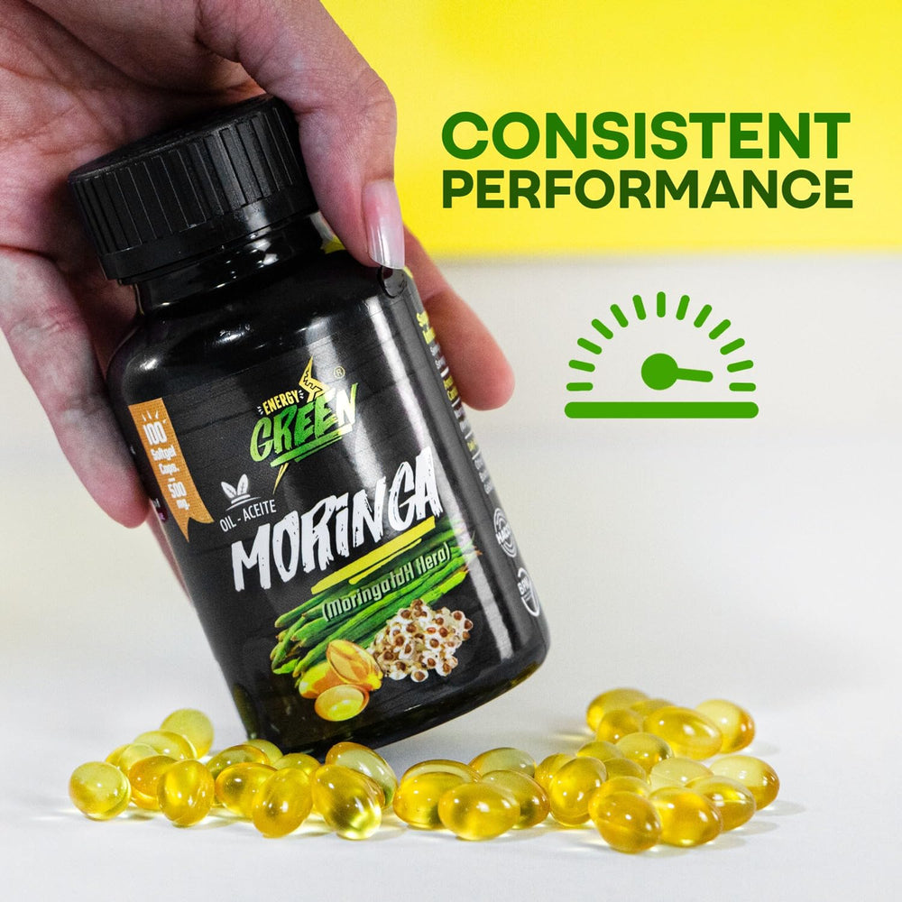Amazon Andes branding on Moringa Seed Oil Softgels bottle