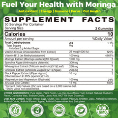 Close-up of gummies showing green color and texture