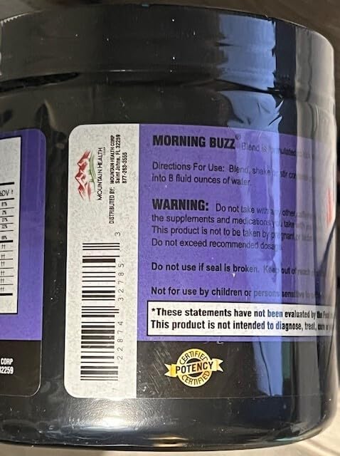 Morning Buzz Energy Powder grape mix glass demonstrates hydration-friendly morning ritual
