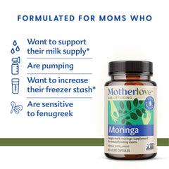 Organic moringa leaves used in the supplement