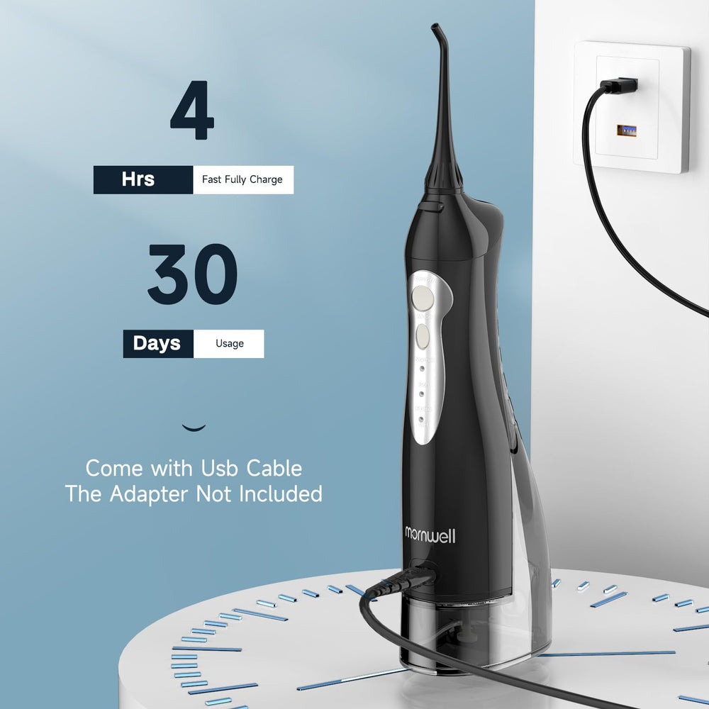 Four interchangeable jet tips for Mornwell Water Flosser