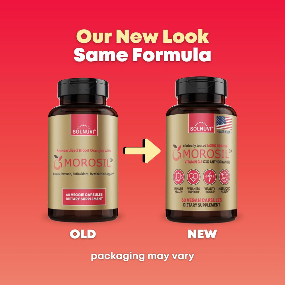 Morosil bottle with 60 veggie capsules