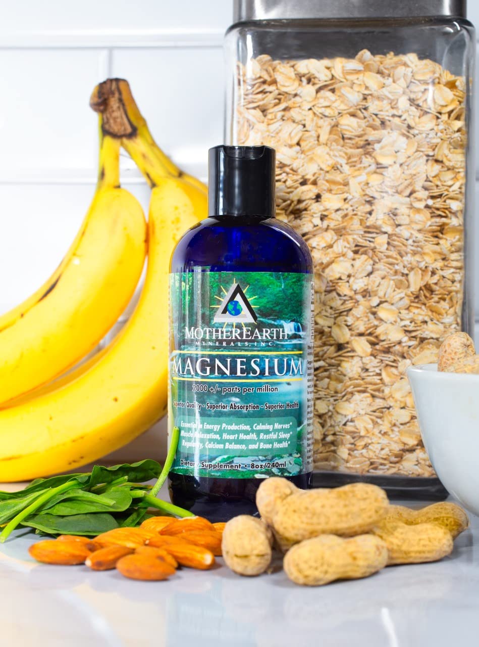 Nutrition facts card for magnesium supplement