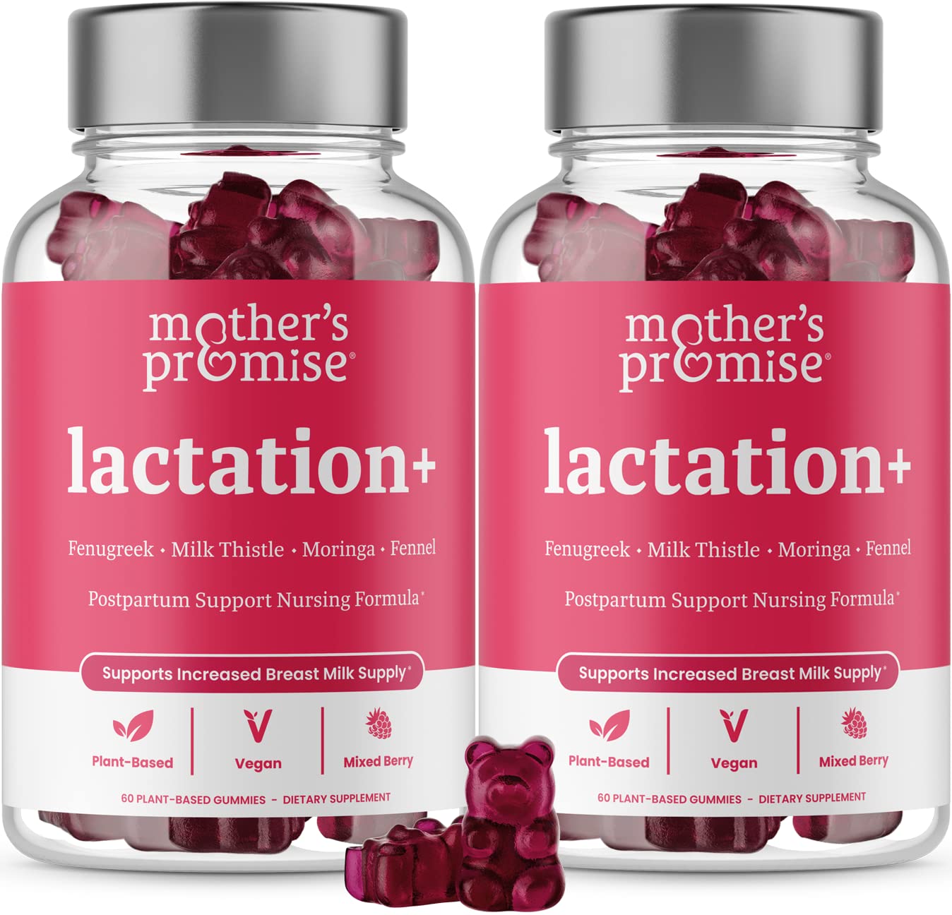 Mother's Promise Lactation Gummies – 2 Pack Berry Flavor