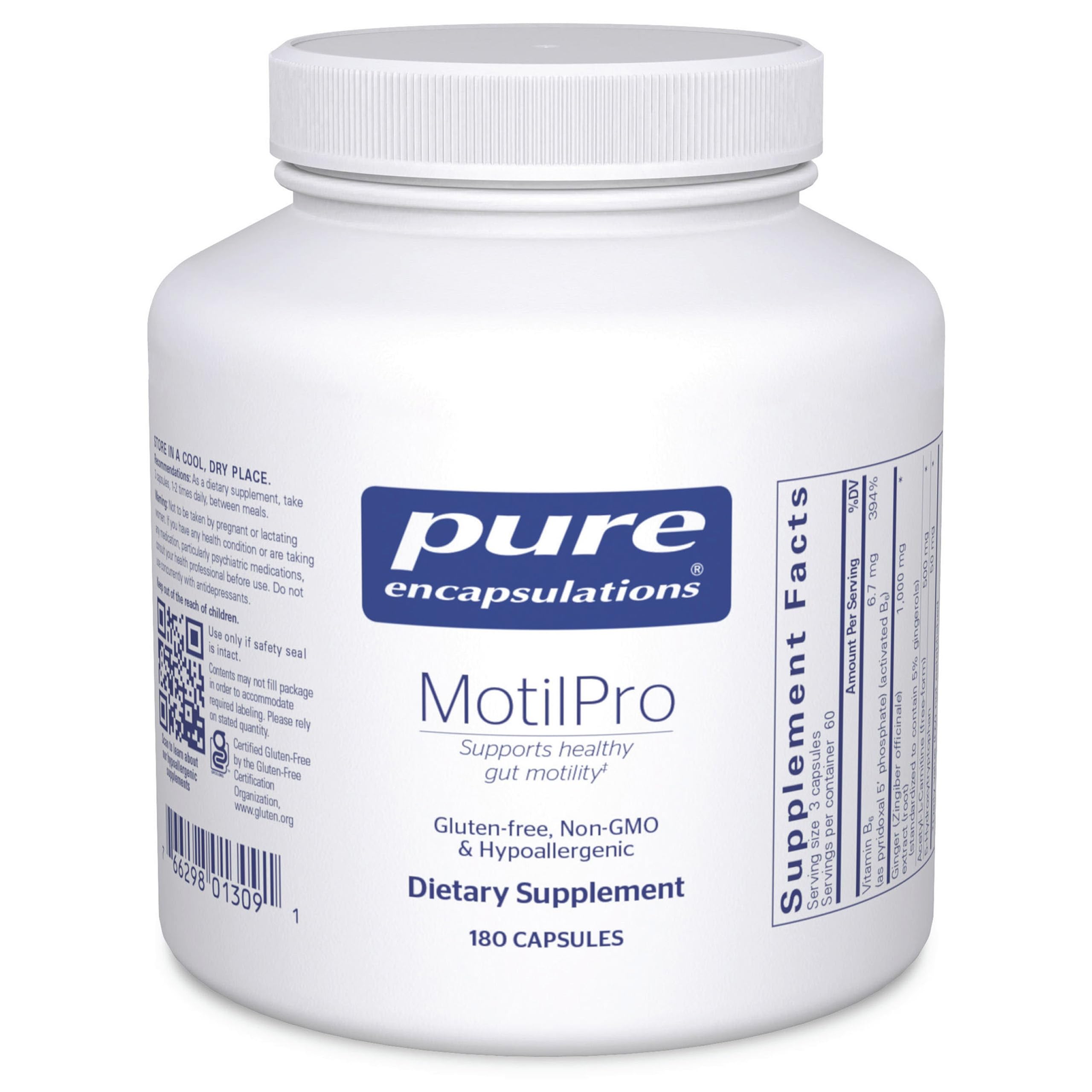 MotilPro bottle with label on white background