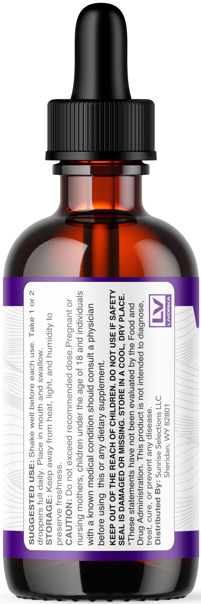 Mounja Pure Drops ingredients label