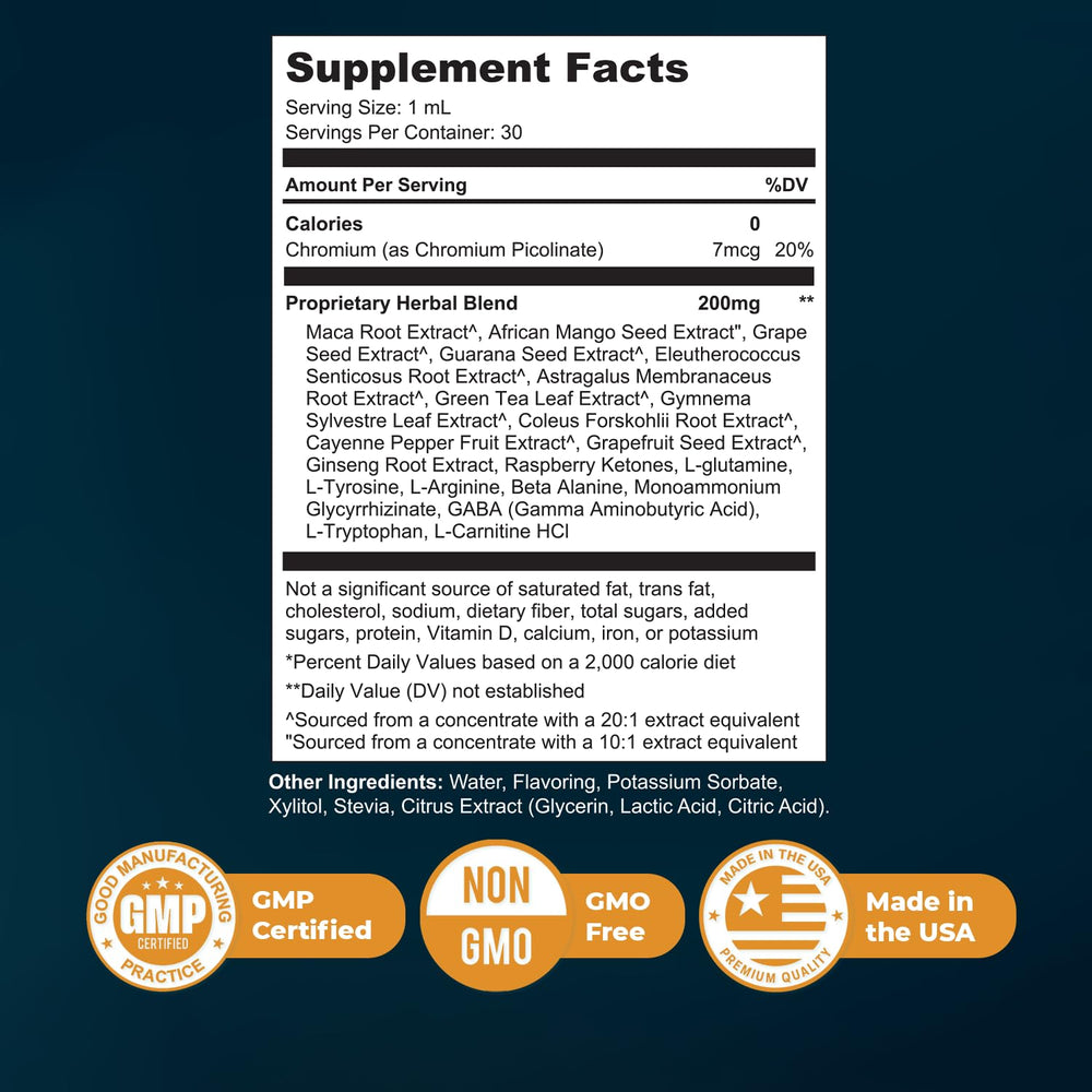Illustration of 1 mL daily dosage of Mounjaboost
