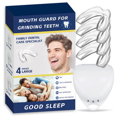 4-pack mouth guards for teeth grinding - large size