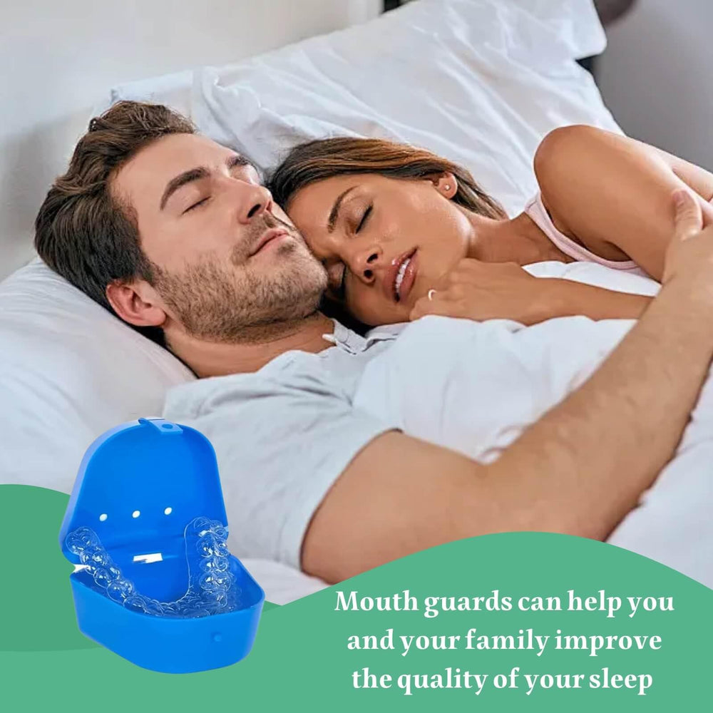 Care and cleaning of mouth guards with water and brush