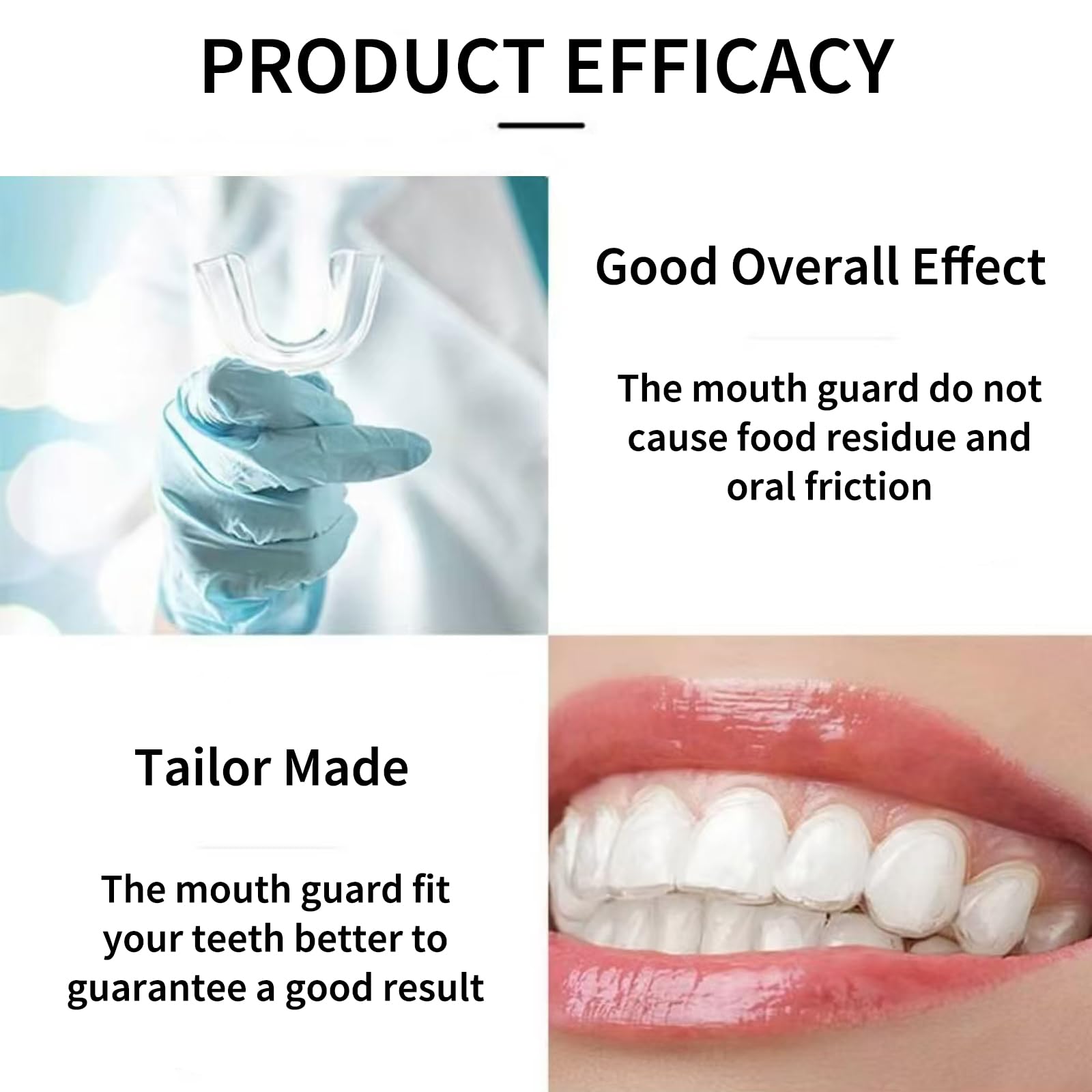 Mouth guard cleaning and storage in case