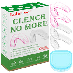 Two-size pink mouth guard for teeth grinding and clenching