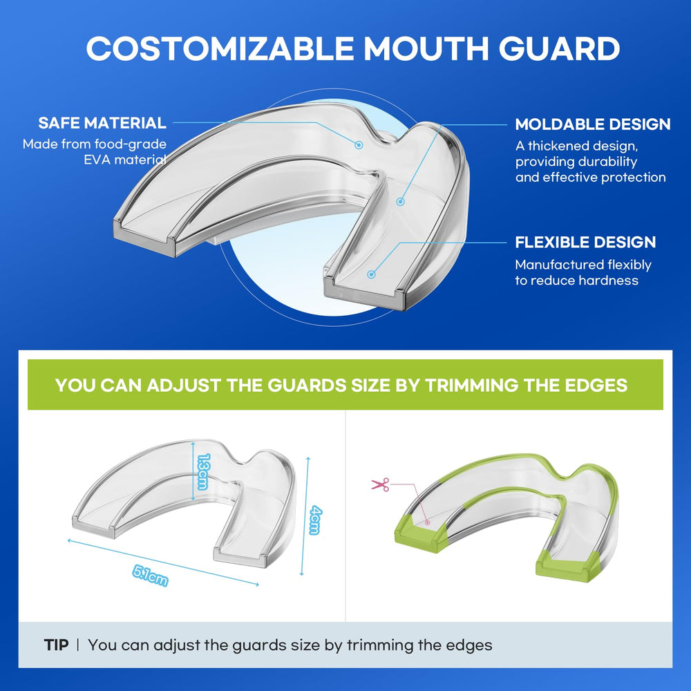 Soft, durable mouth guard suitable for sleeping