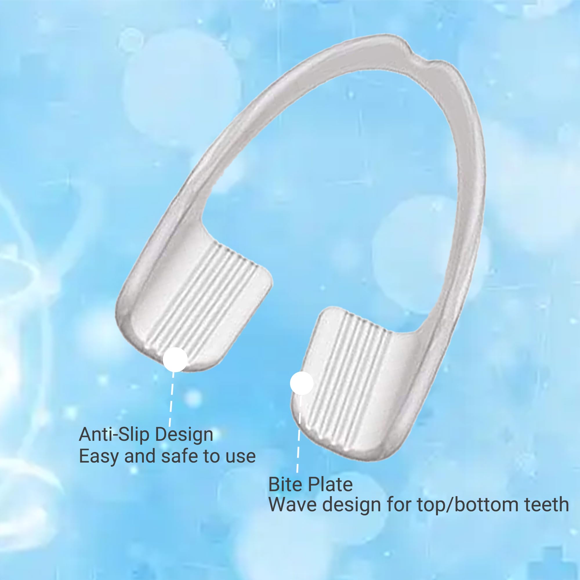 Safe, comfortable dental guard materials