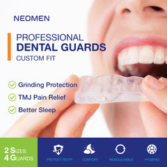 Close-up of moldable dental night guard