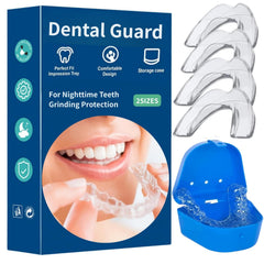 Mouth guard for teeth grinding at night - 4 piece set