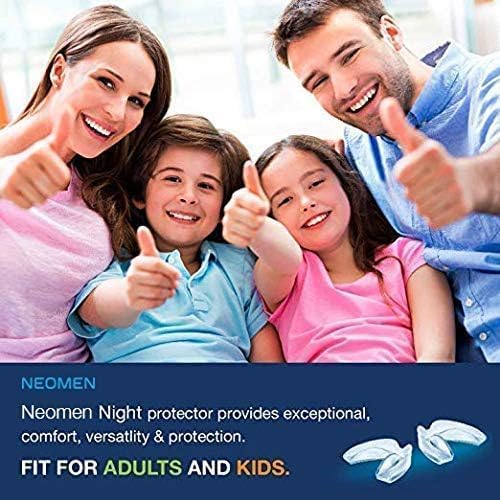 Moldable night guard set with protective case