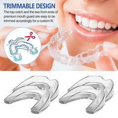 mouth guard available in two sizes for children and adults