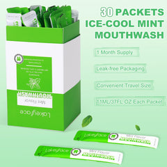 TSA-approved pocket-sized mouthwash packets for travel