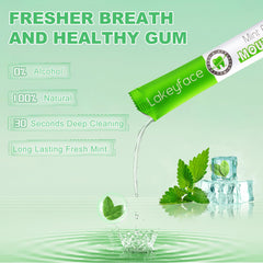 11ml mint mouthwash packet for on-the-go use