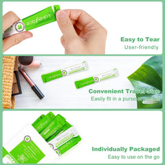 Bulk travel mouthwash packets in mint flavor for adults