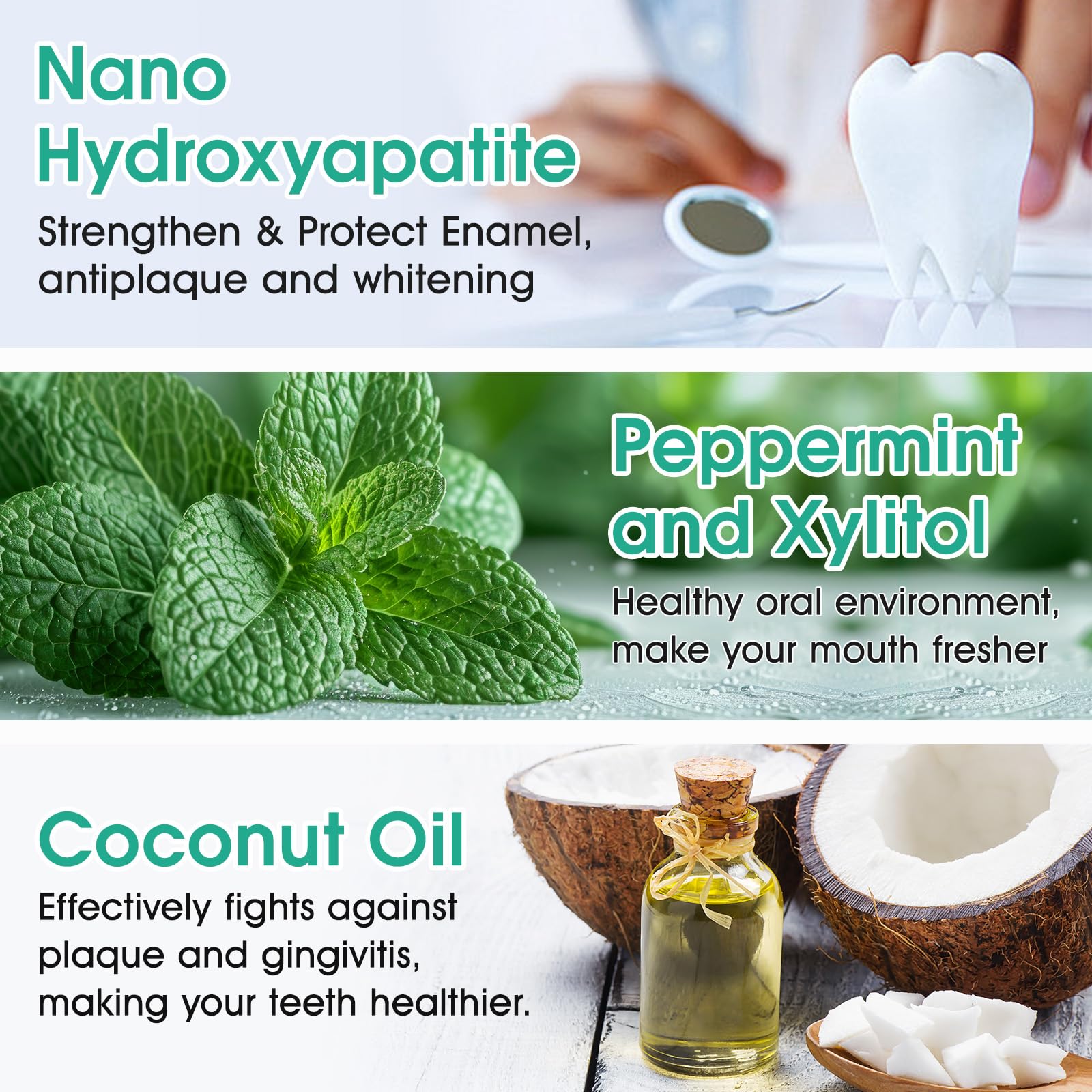 Spearmint mouthwash tablets