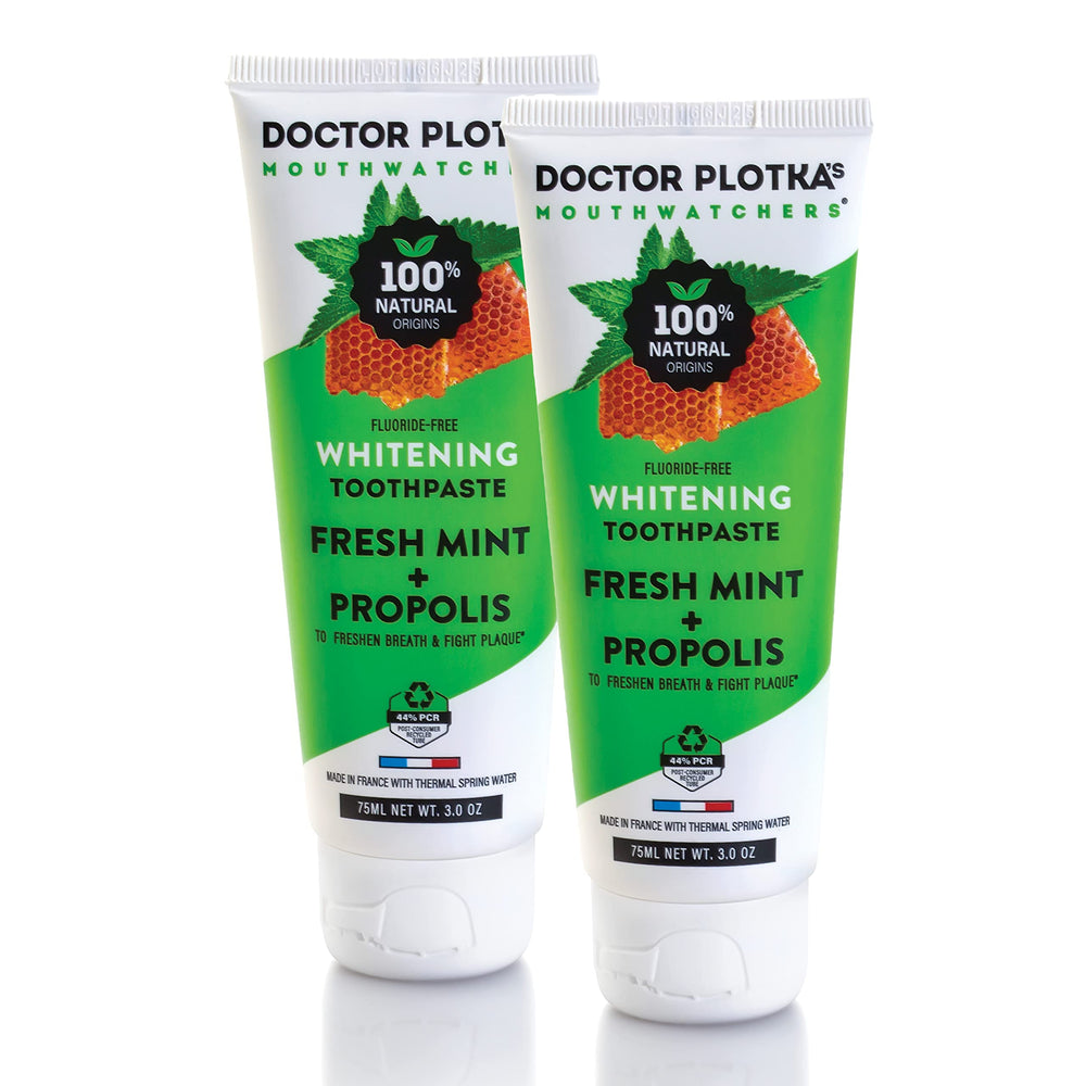 MouthWatchers fluoride-free whitening toothpaste 3 oz tube