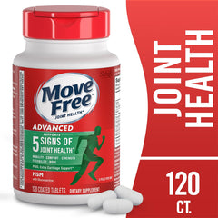 Close-up of Move Free Advanced Plus MSM tablets showing coating image 2