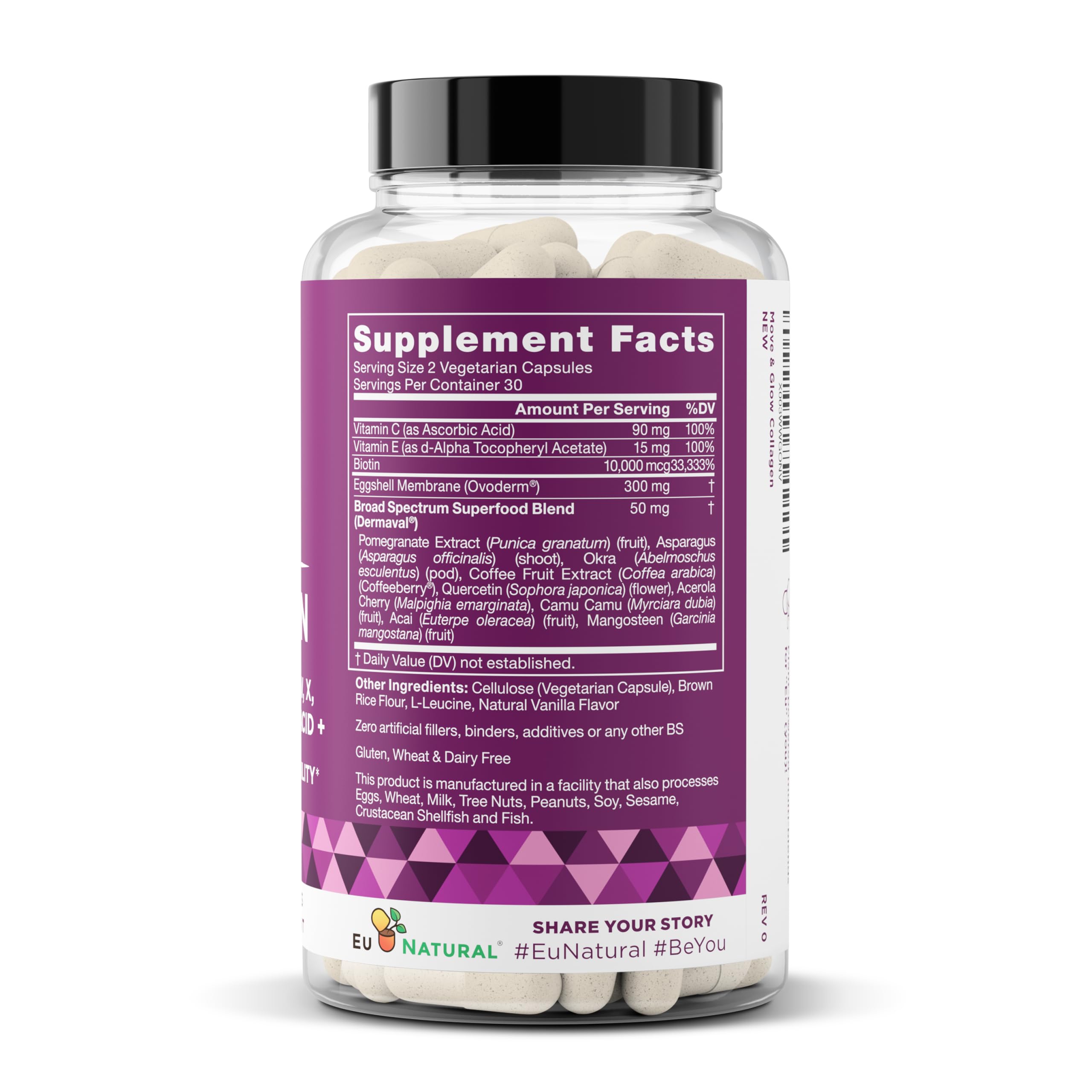 Vitamins C and E with Biotin on label