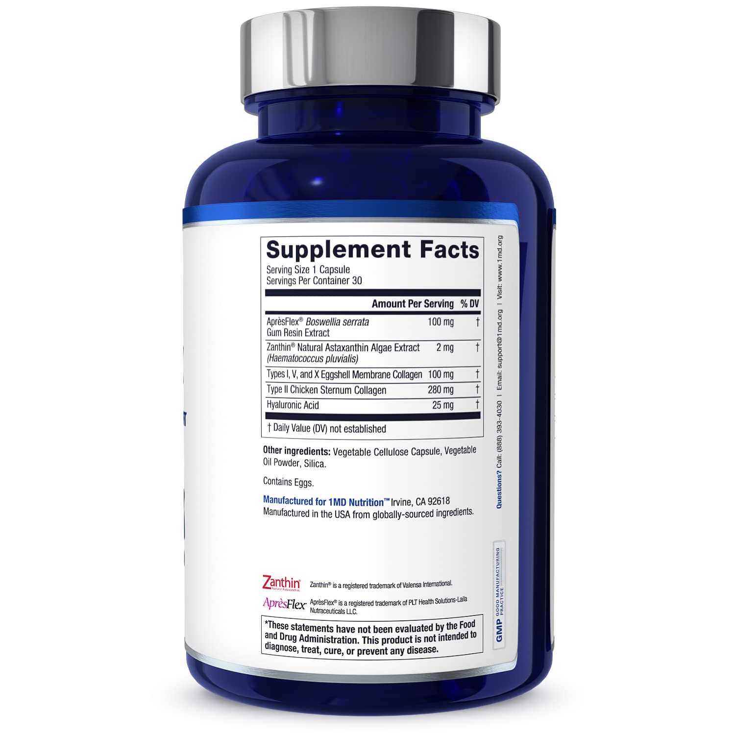 MoveMD dosage directions on bottle label