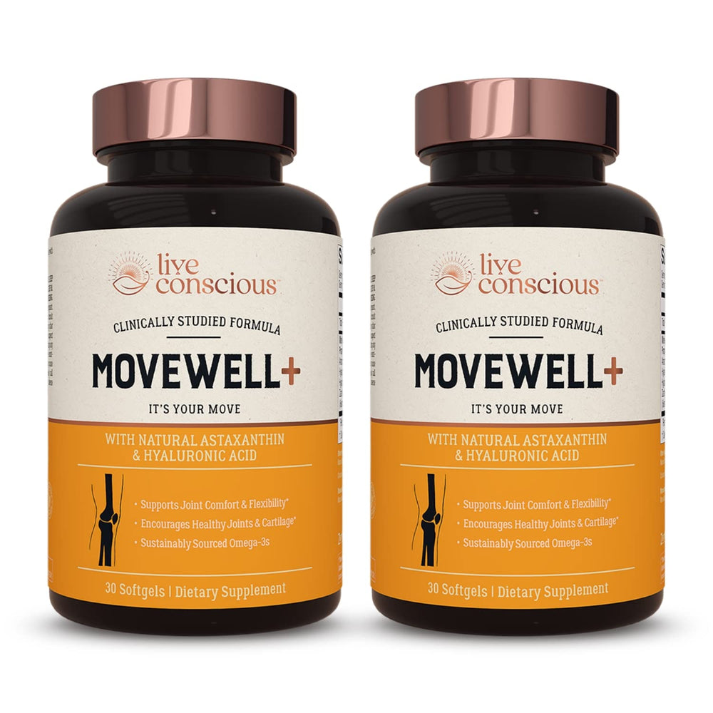 MoveWell Plus 2-pack joint health supplement bottle