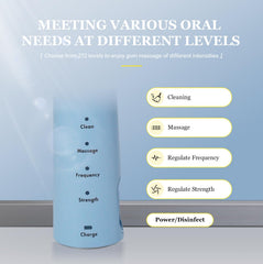 Movigor toothbrush showing 272 sonic modes interface