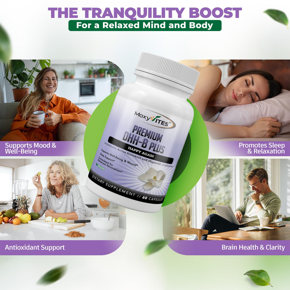 Close-up of DHH-B supplement label