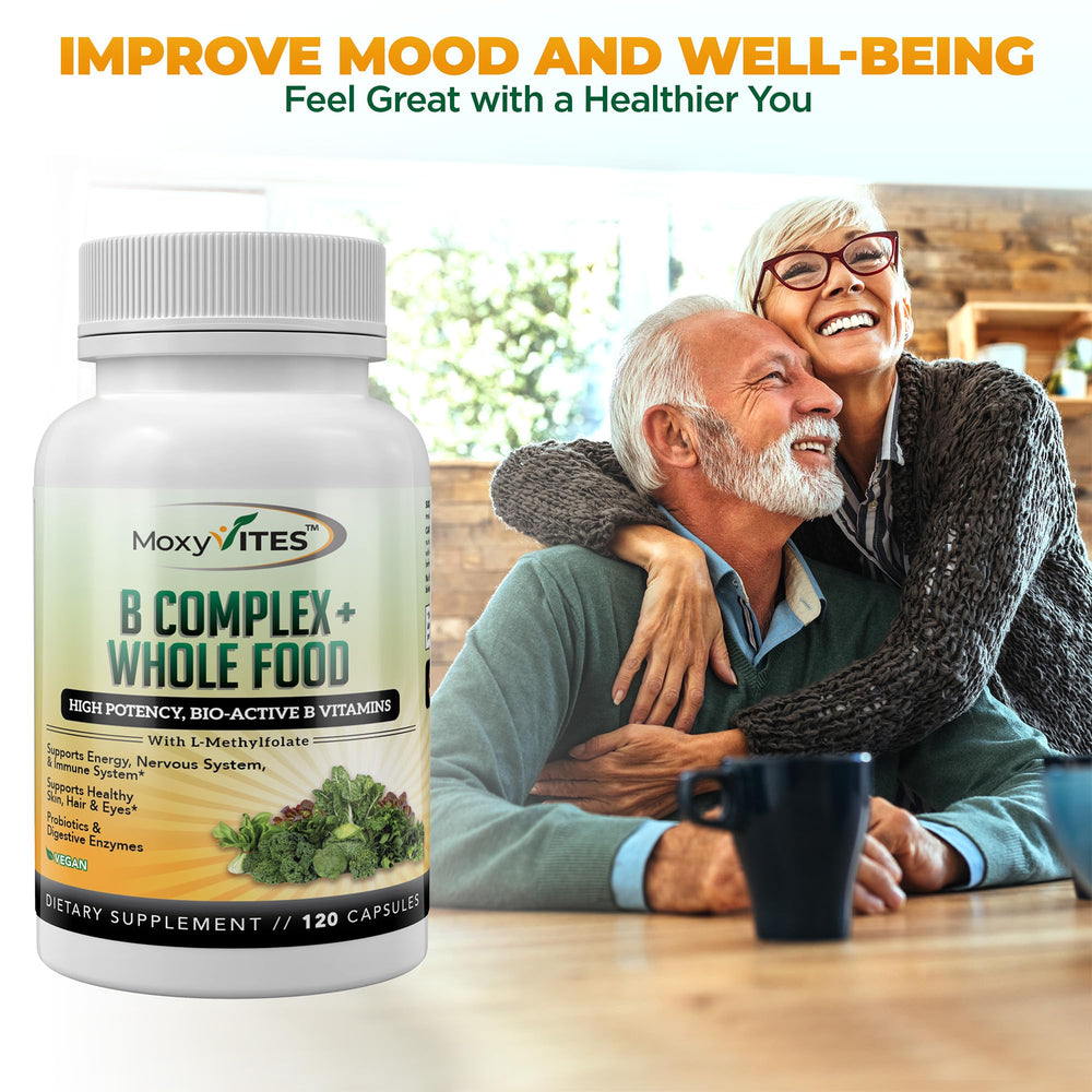 120 capsules per bottle of MoxyVites Vitamin B Complex