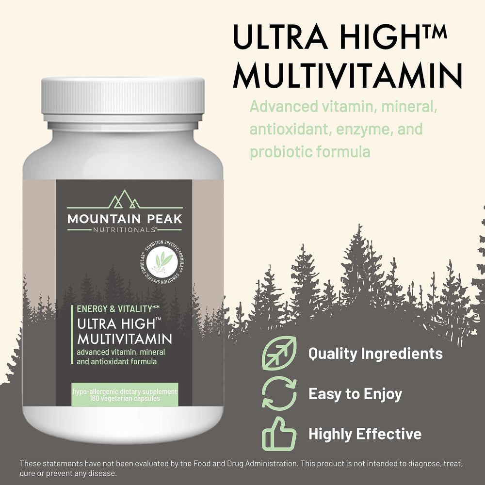 Illustration showing probiotics and digestive enzymes included in the multivitamin