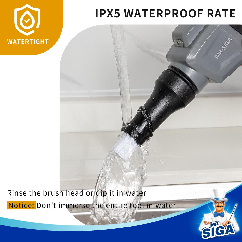 Easy quick-release installation of MR.SIGA brush refills