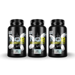 MRI Performance NO2 original bottle front with label highlighting nitric oxide support for workouts.