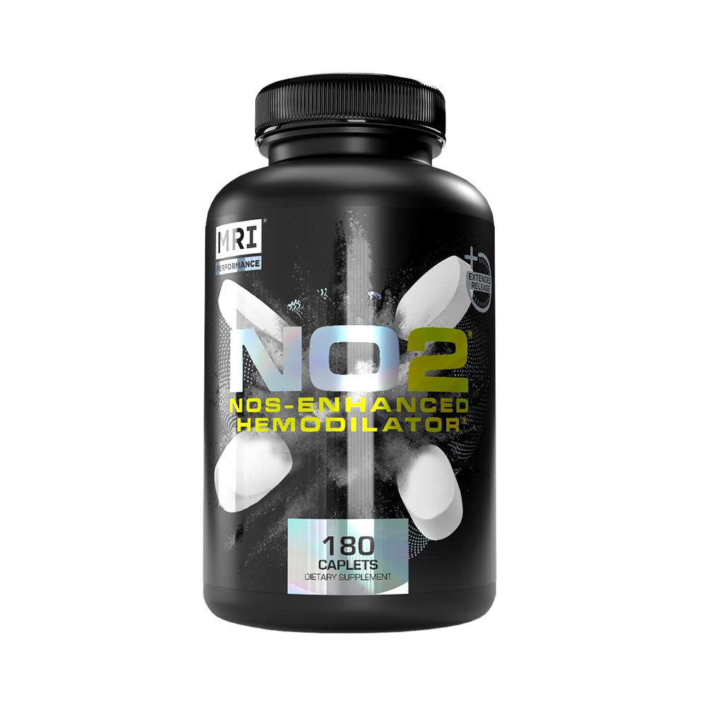 MRI Performance NO2 Original bottle front view showing nitric oxide support for workouts