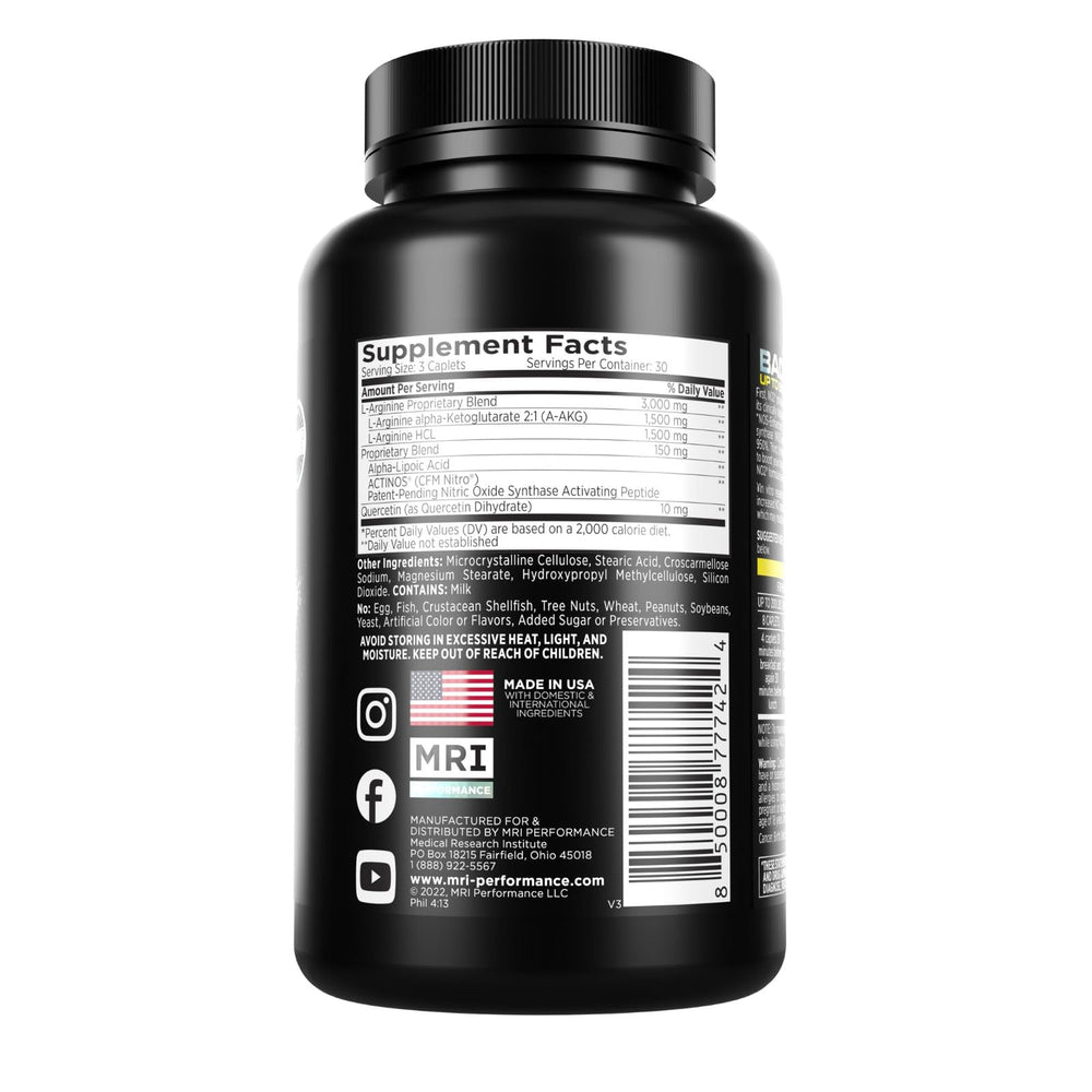 MRI Performance NO2 two-pack bottles on counter for convenient multi-pack use