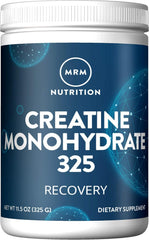 MRM Creatine Monohydrate Powder Micronized 325g jar label
