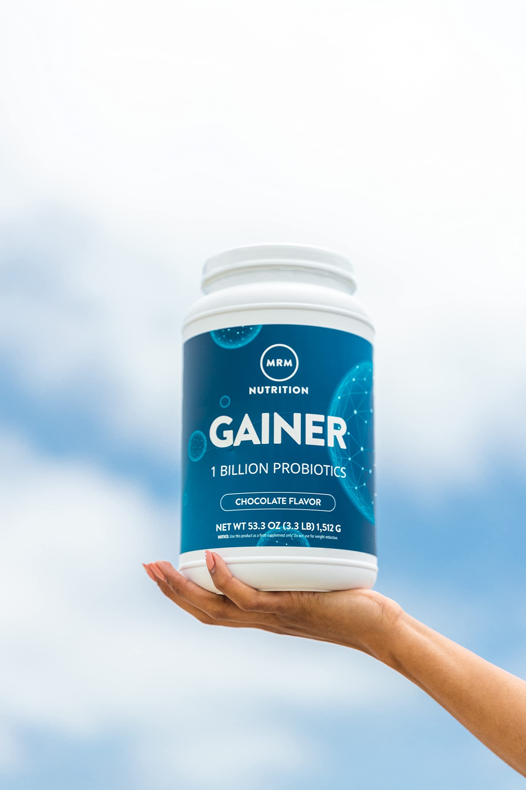MRM Gainer shake served in glass for convenient post-workout recovery