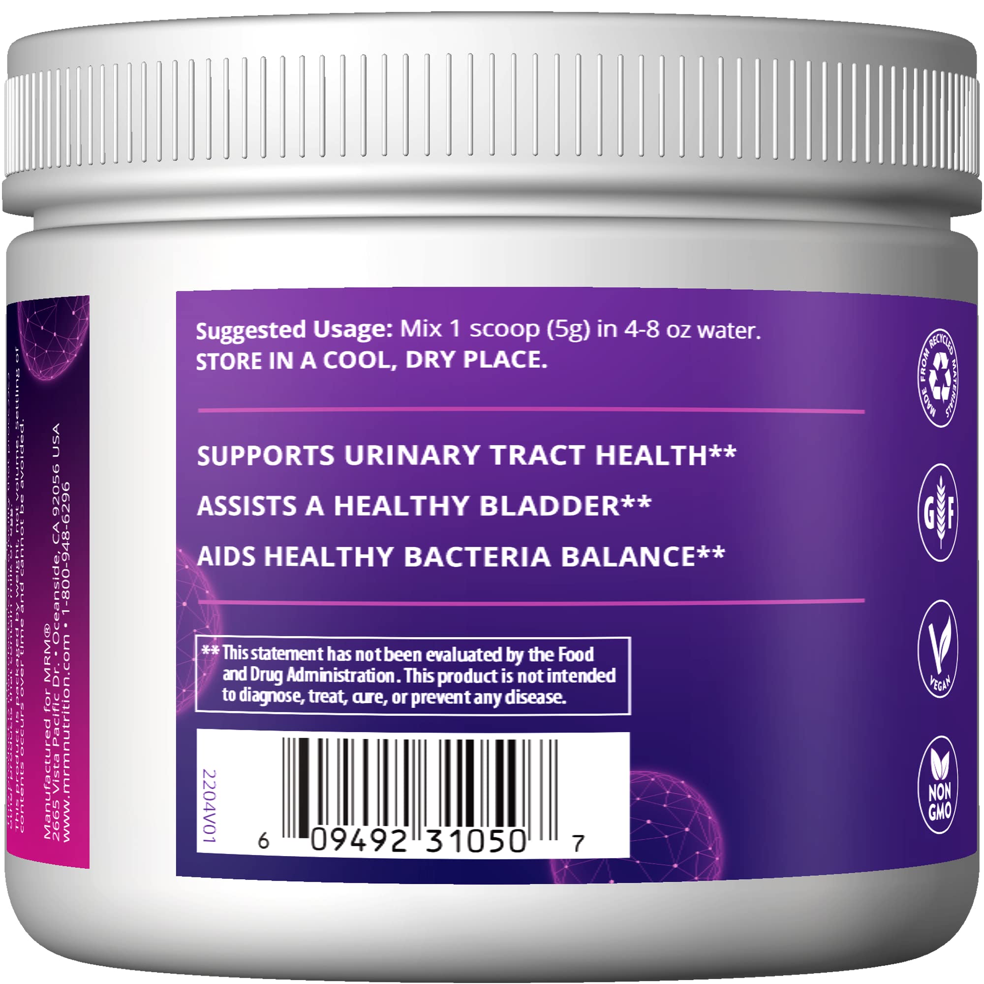 Gluten-free, non-GMO and vegan certifications icons