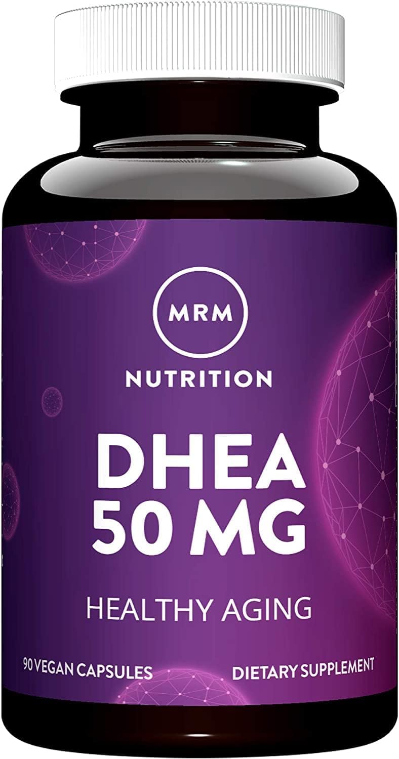 MRM DHEA 50mg bottle for healthy aging