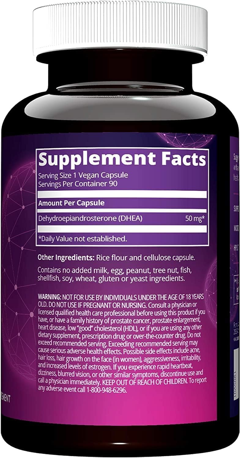 Micronized DHEA for superior absorption