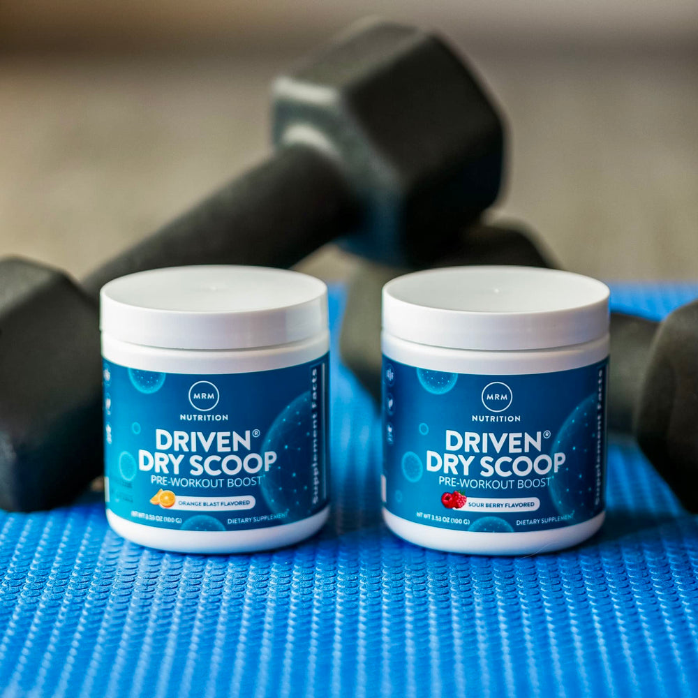 MRM Nutrition Driven Sour Berry packaging presents vegan gluten-free option for athletes