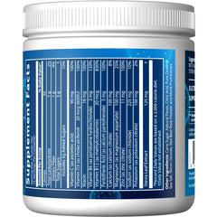 Close-up of Hydration+ ingredients including electrolytes and vitamins