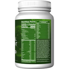 MRM Veggie Meal Replacement chocolate mocha scoop close-up highlighting plant-based protein for steady energy.