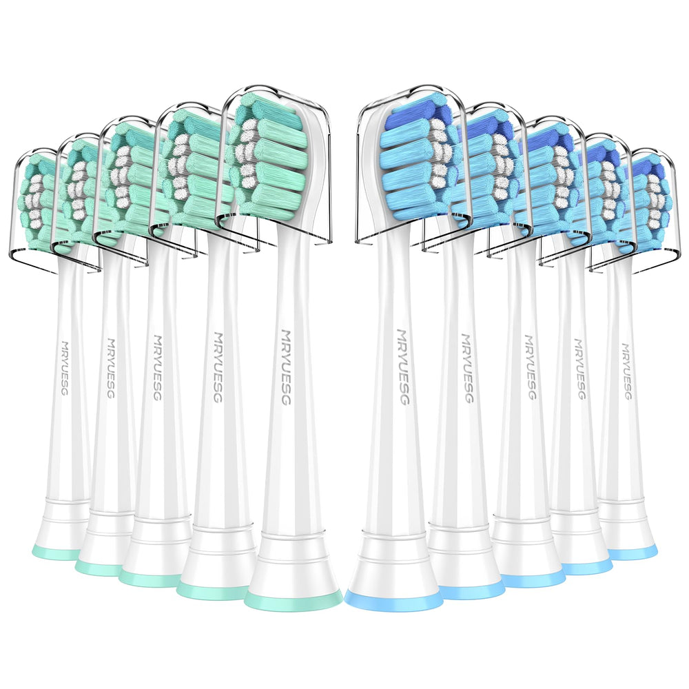 MRYUESG replacement toothbrush heads 10-pack for Philips Sonicare