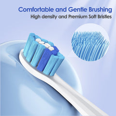 Blue bristles indicate when to replace the head